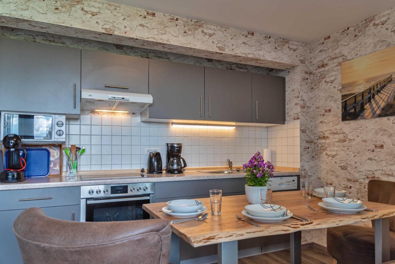 דירות אלט רדביץ Haus Inselperle Mit Blick Auf Den Bodden חדר תמונה
